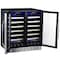 Edgestar BuiltIn 30 Inch Wide 56 Bottle Capacity French Door Wine Cooler with Door Locks CWR5631FD - alternate 3